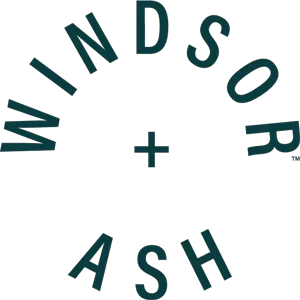 Windsor + Ash round logo green