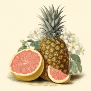 Pineapple & Pink Grapefruit Diffuser Set